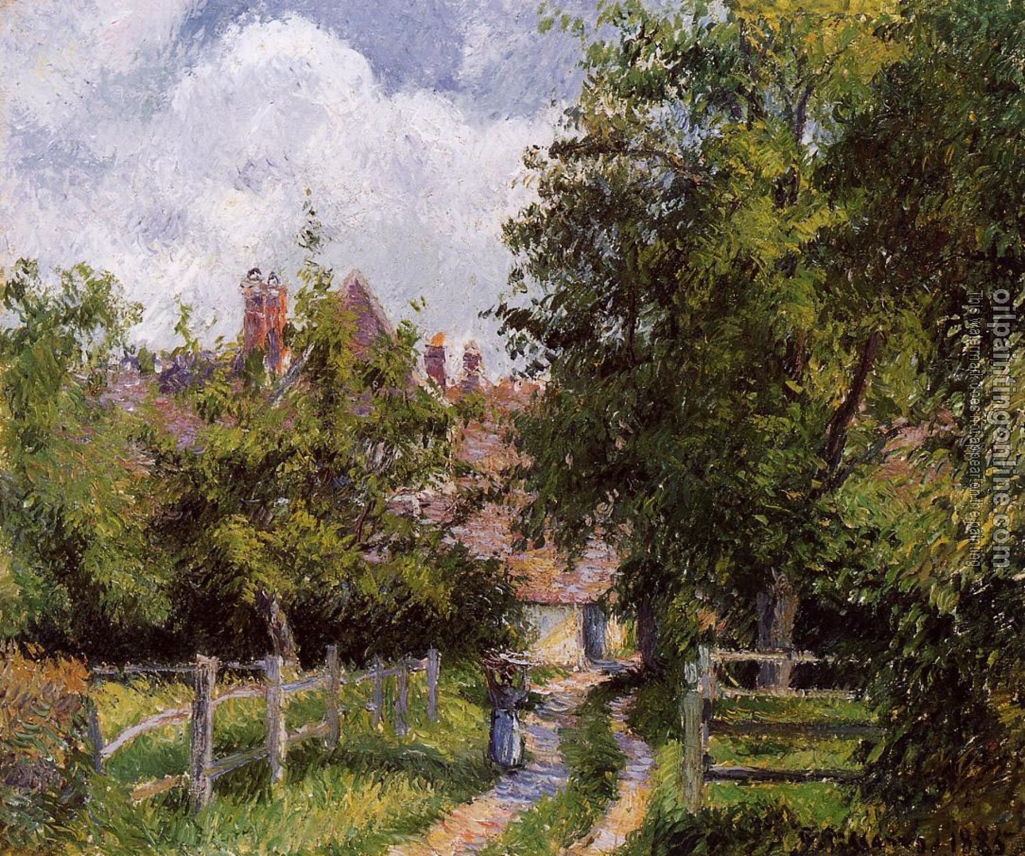 Pissarro, Camille - Saint-Martin, near Gisors